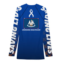 Load image into Gallery viewer, Louisiana “Royal Blue” Rash Guard
