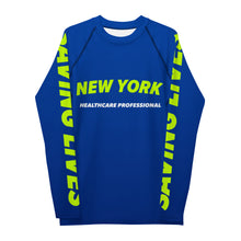 Load image into Gallery viewer, New York “Royal Blue Tennis Ball” Rash Guard