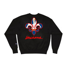 Load image into Gallery viewer, JHETS x Champion ‘Louisiana Shoe and Cross” Sweatshirt