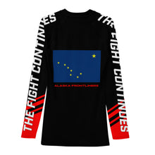 Load image into Gallery viewer, ALASKA Flag FRONTLINERS Unisex Rash Guard
