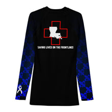Load image into Gallery viewer, Louisiana “Black” Rash Guard
