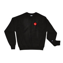 Load image into Gallery viewer, JHETS x Champion ‘Louisiana Shoe and Cross” Sweatshirt
