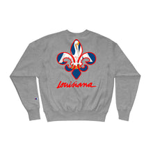 Load image into Gallery viewer, JHETS x Champion ‘Louisiana Shoe and Cross” Sweatshirt
