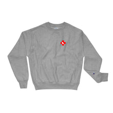 Load image into Gallery viewer, JHETS x Champion ‘Louisiana Shoe and Cross” Sweatshirt
